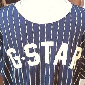 G-STAR Raw Short Sleeve Shirt Dark Blue Multi-Colors Size XXL